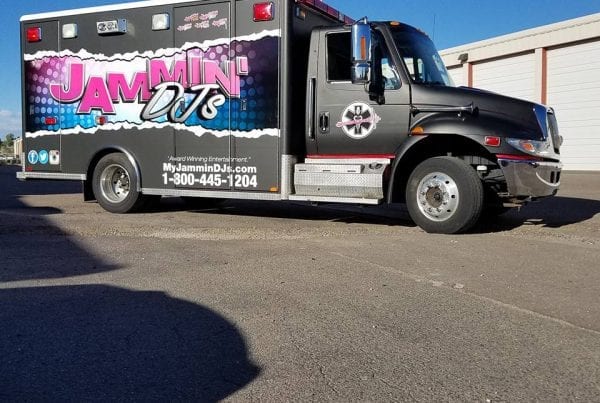 Jammin DJs Ambulance Wrap